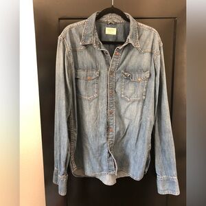 Nudie jeans Jonis shimmering denim shirt